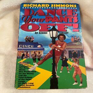 Richard Simmons Dance Your Pants Off! ~ VHS ~ 1996 ~ Celebration, Gloria & More